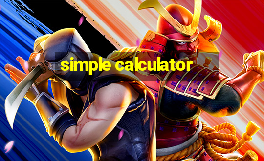 simple calculator