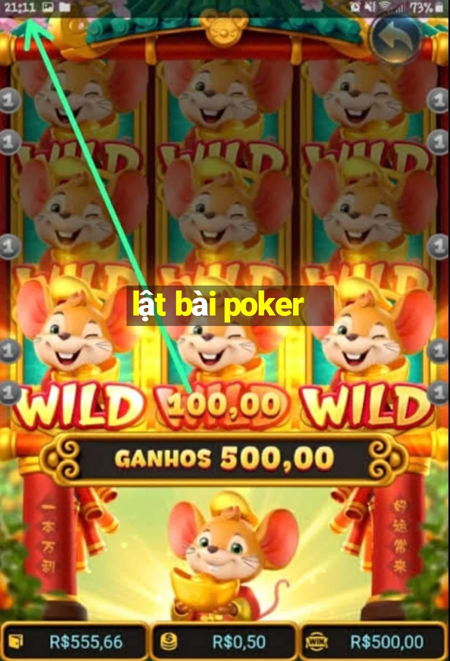 lật bài poker