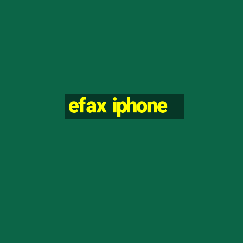 efax iphone