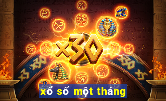 xổ số một tháng