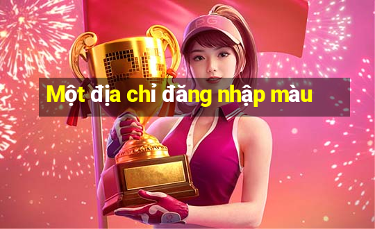 Một địa chỉ đăng nhập màu