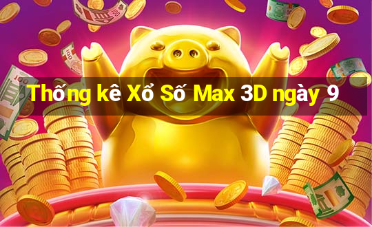 Thống kê Xổ Số Max 3D ngày 9