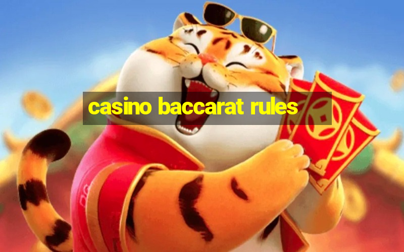 casino baccarat rules