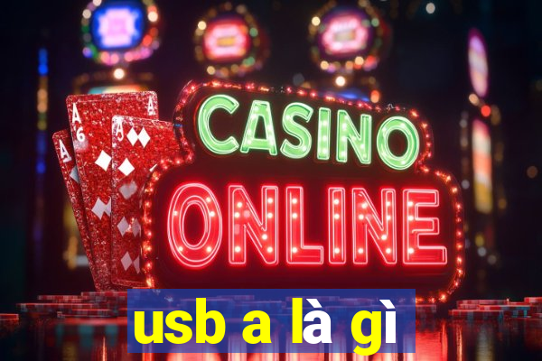 usb a là gì