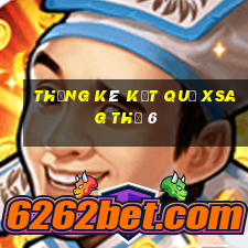 THỐNG KÊ KẾT QUẢ XSAG Thứ 6