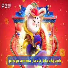 programma java blackjack