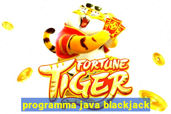 programma java blackjack