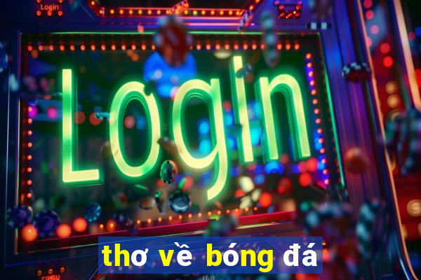 thơ về bóng đá