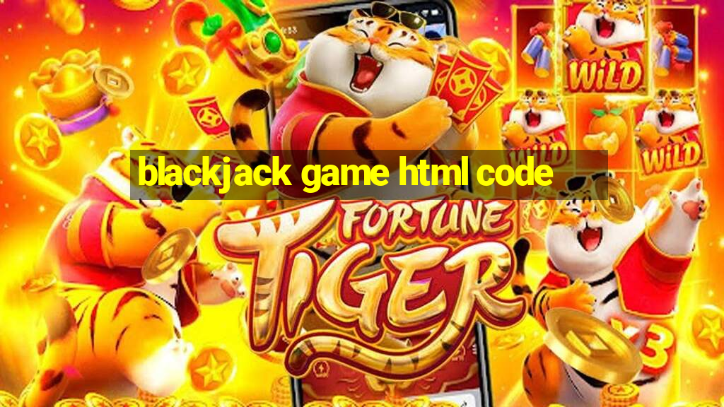 blackjack game html code