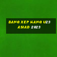 bang xep hang u23 asiad 2023