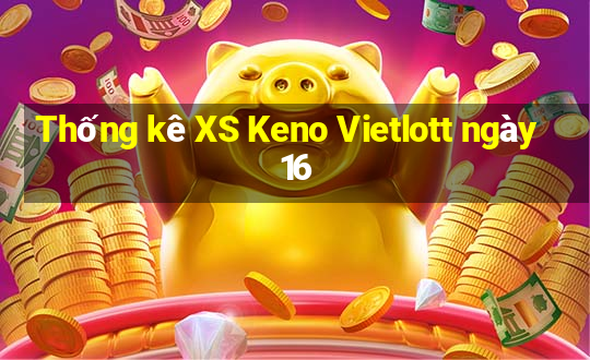 Thống kê XS Keno Vietlott ngày 16