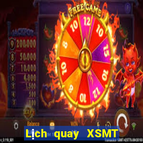 Lịch quay XSMT Thứ 6