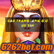 các trang đánh bạc uy tín