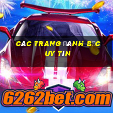 các trang đánh bạc uy tín