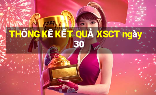 THỐNG KÊ KẾT QUẢ XSCT ngày 30