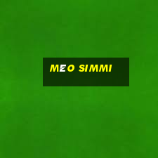 mèo simmi