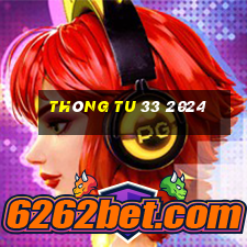 thông tu 33 2024