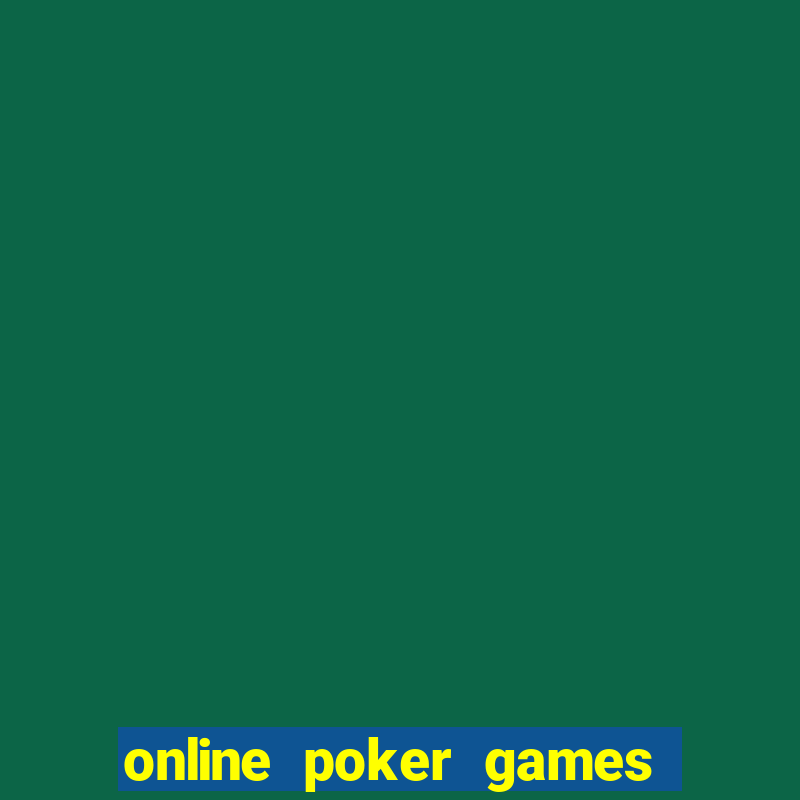 online poker games with friends