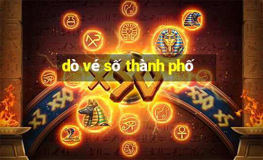 dò vé số thành phố