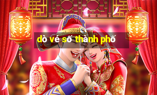 dò vé số thành phố