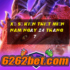 xổ số kiến thiết miền nam ngày 24 tháng 7