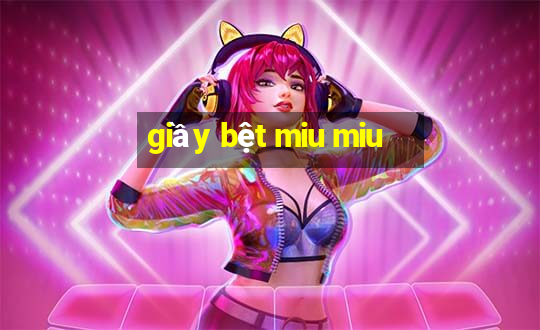 giầy bệt miu miu