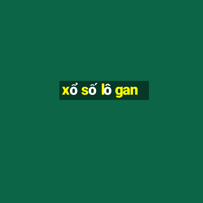 xổ số lô gan