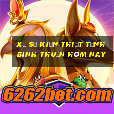 xổ số kiến thiết tỉnh bình thuận hôm nay