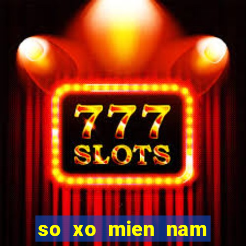 so xo mien nam thu 5 hang tuan