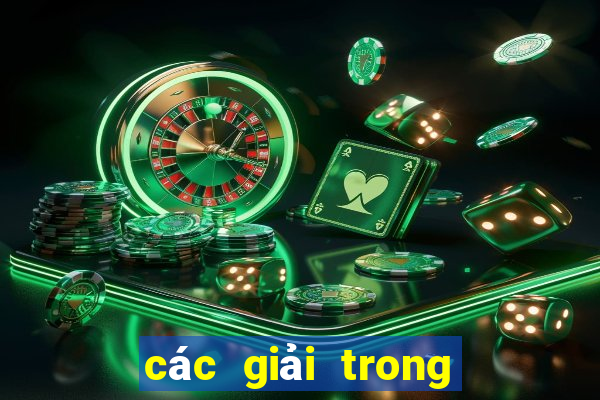 các giải trong vé số