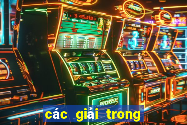 các giải trong vé số