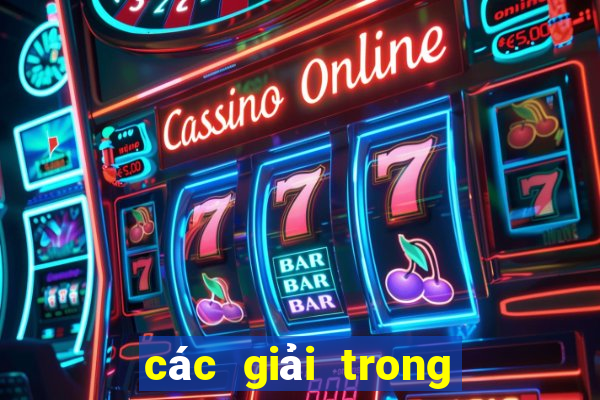 các giải trong vé số