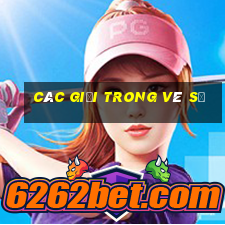 các giải trong vé số