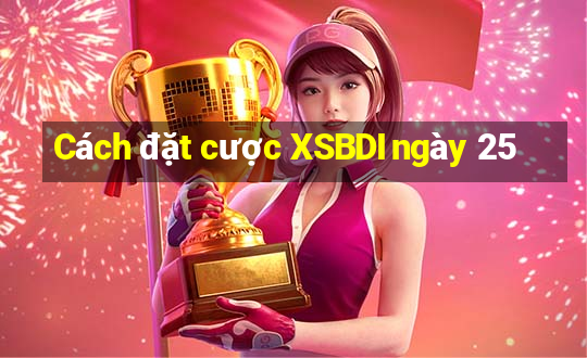 Cách đặt cược XSBDI ngày 25