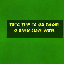 trực tiếp đá gà thomo bình luận viên