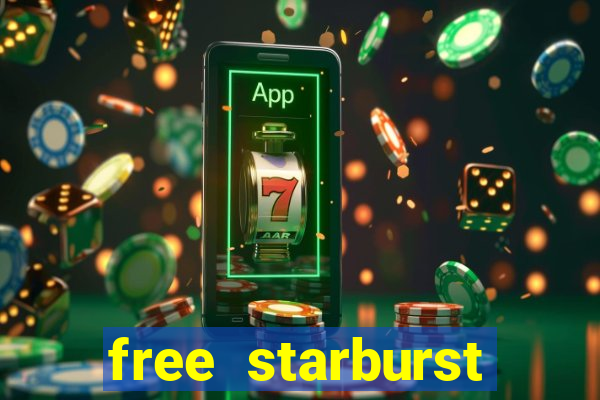 free starburst slots no deposit