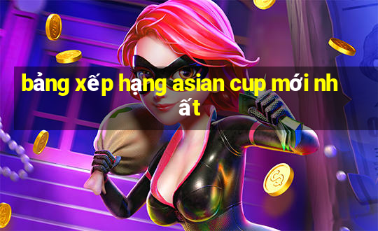 bảng xếp hạng asian cup mới nhất