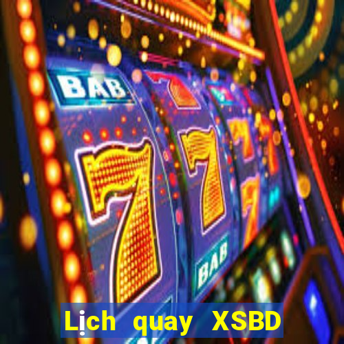 Lịch quay XSBD ngày 10