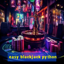 easy blackjack python