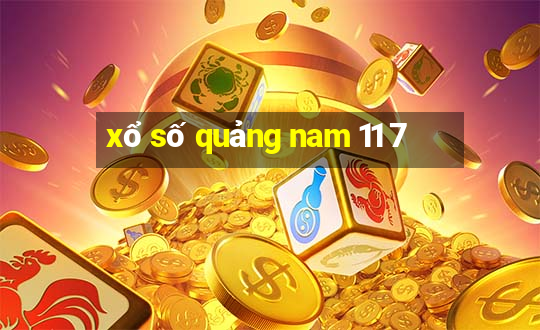 xổ số quảng nam 11 7