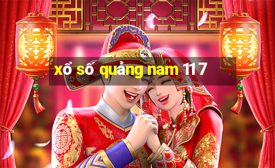 xổ số quảng nam 11 7