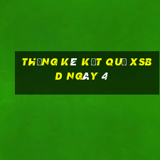 THỐNG KÊ KẾT QUẢ XSBD ngày 4