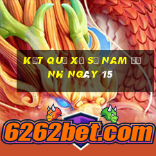 kết quả Xổ Số Nam Định ngày 15