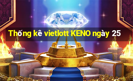 Thống kê vietlott KENO ngày 25