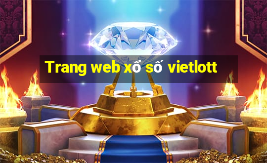 Trang web xổ số vietlott