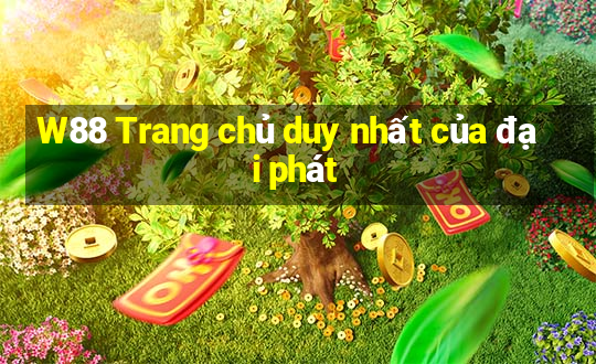 W88 Trang chủ duy nhất của đại phát