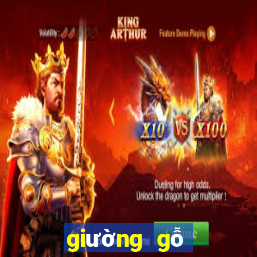 giường gỗ bệt kiểu nhật