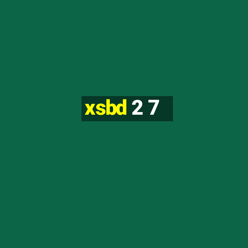 xsbd 2 7