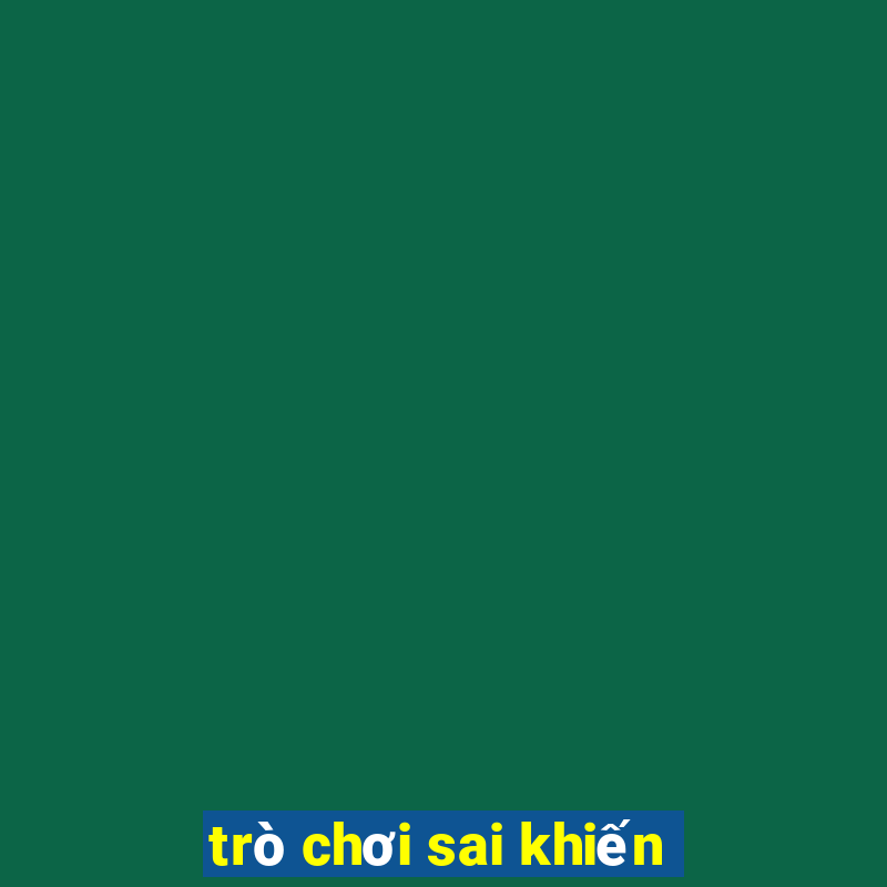 trò chơi sai khiến