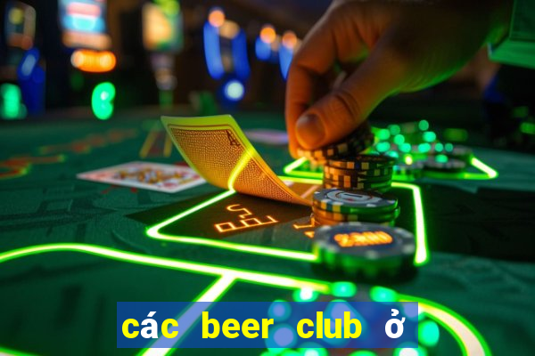 các beer club ở sài gòn